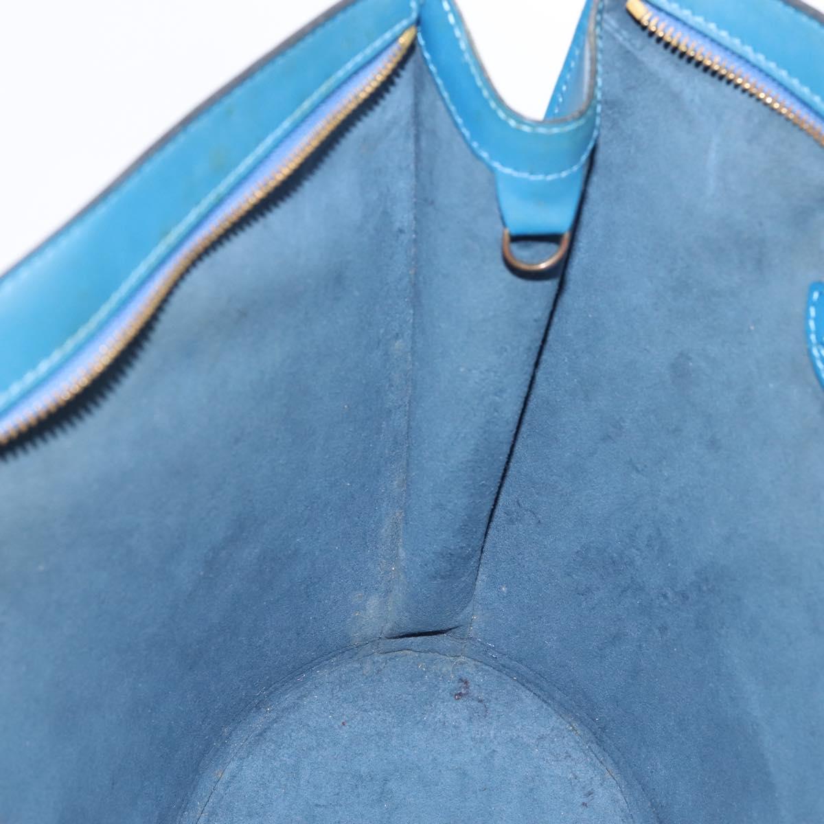 LOUIS VUITTON Epi Saint Jacques Shopping Bag Blue M52275 LV Auth ep15960