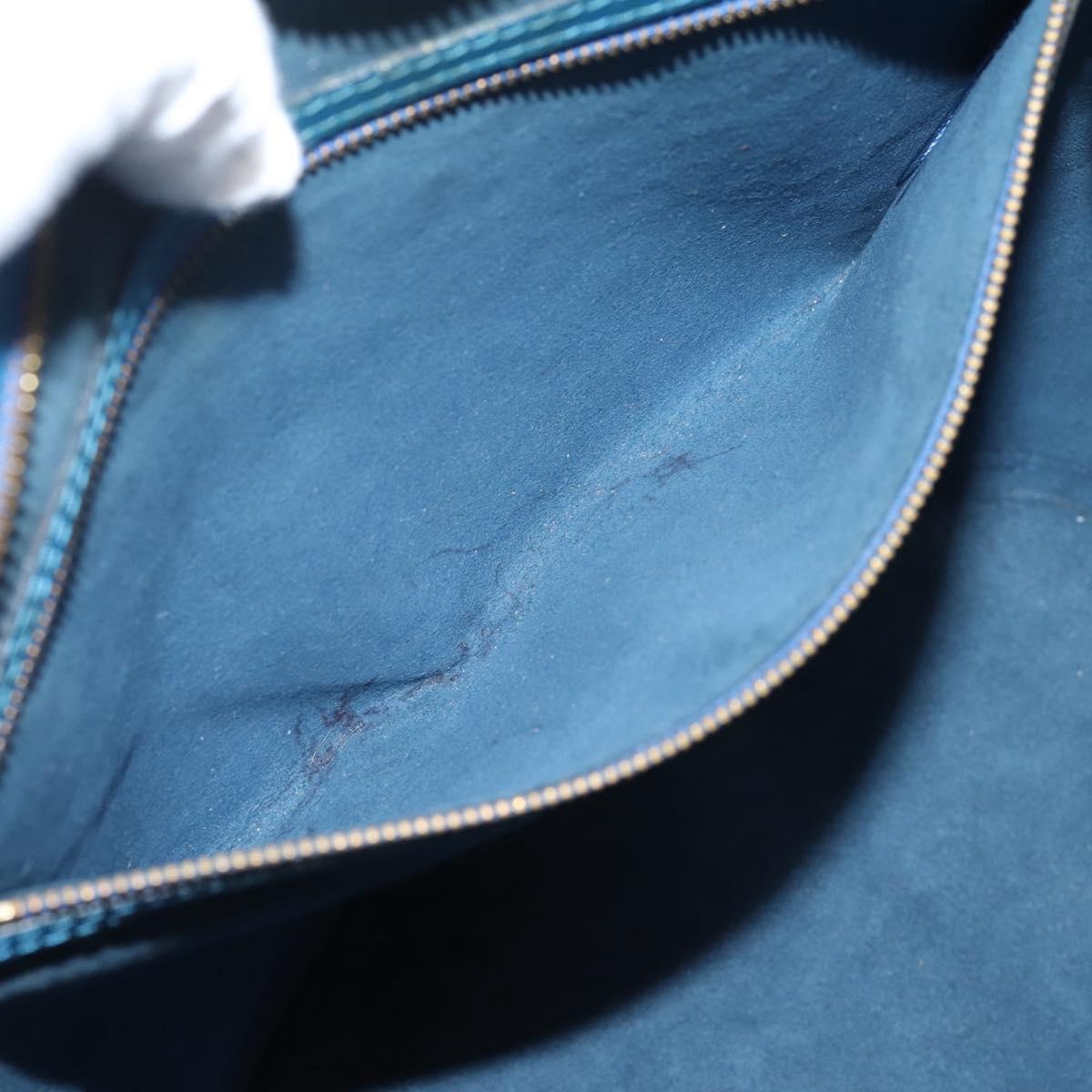 LOUIS VUITTON Epi Saint Jacques Shopping Bag Blue M52275 LV Auth ep15960