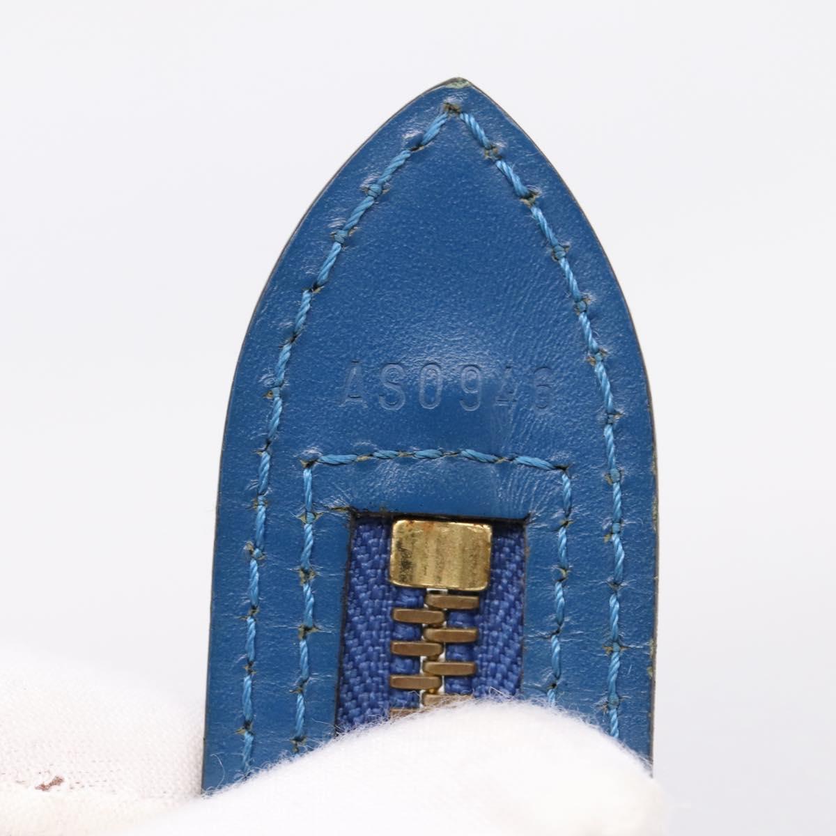 LOUIS VUITTON Epi Saint Jacques Shopping Bag Blue M52275 LV Auth ep15960