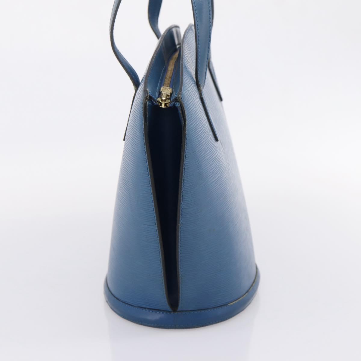 LOUIS VUITTON Epi Saint Jacques Shopping Bag Blue M52275 LV Auth ep15960