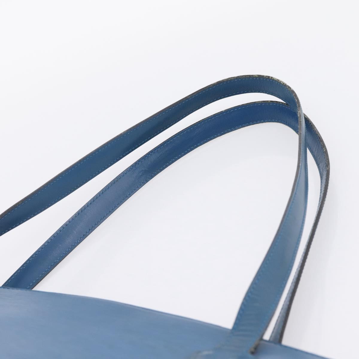 LOUIS VUITTON Epi Saint Jacques Shopping Bag Blue M52275 LV Auth ep15960