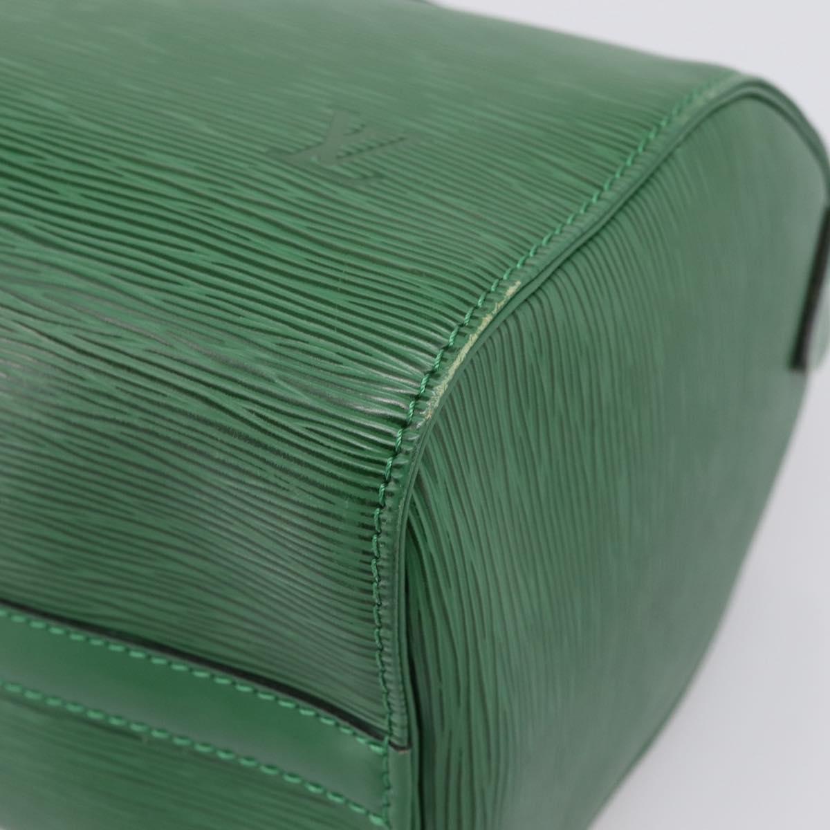 LOUIS VUITTON Epi Speedy 25 Hand Bag Borneo Green M43014 LV Auth ep15965