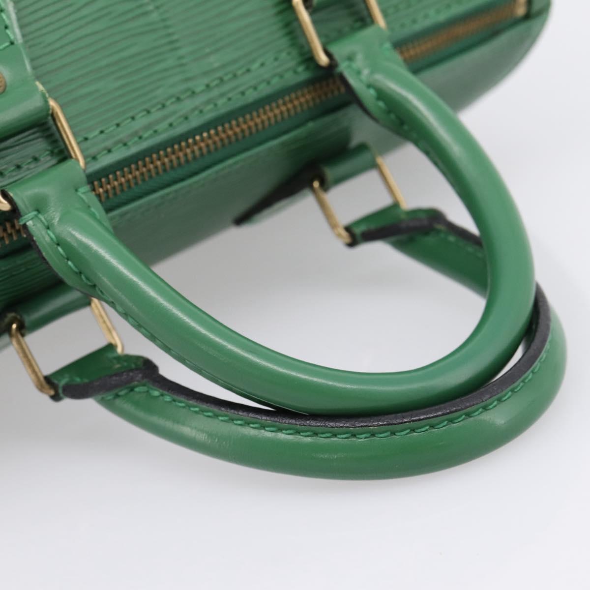 LOUIS VUITTON Epi Speedy 25 Hand Bag Borneo Green M43014 LV Auth ep15965