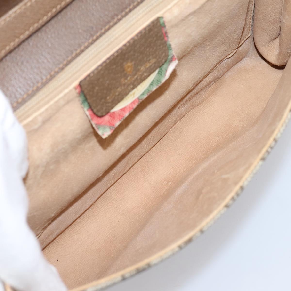 GUCCI GG Supreme Shoulder Bag PVC Beige Gold 94 02 050 Auth ep15966