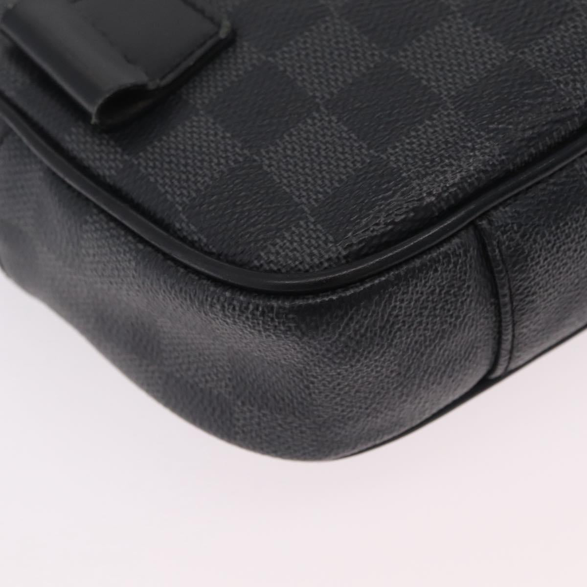 LOUIS VUITTON Damier Graphite Ambreil Shoulder Bag N41289 LV Auth ep15967