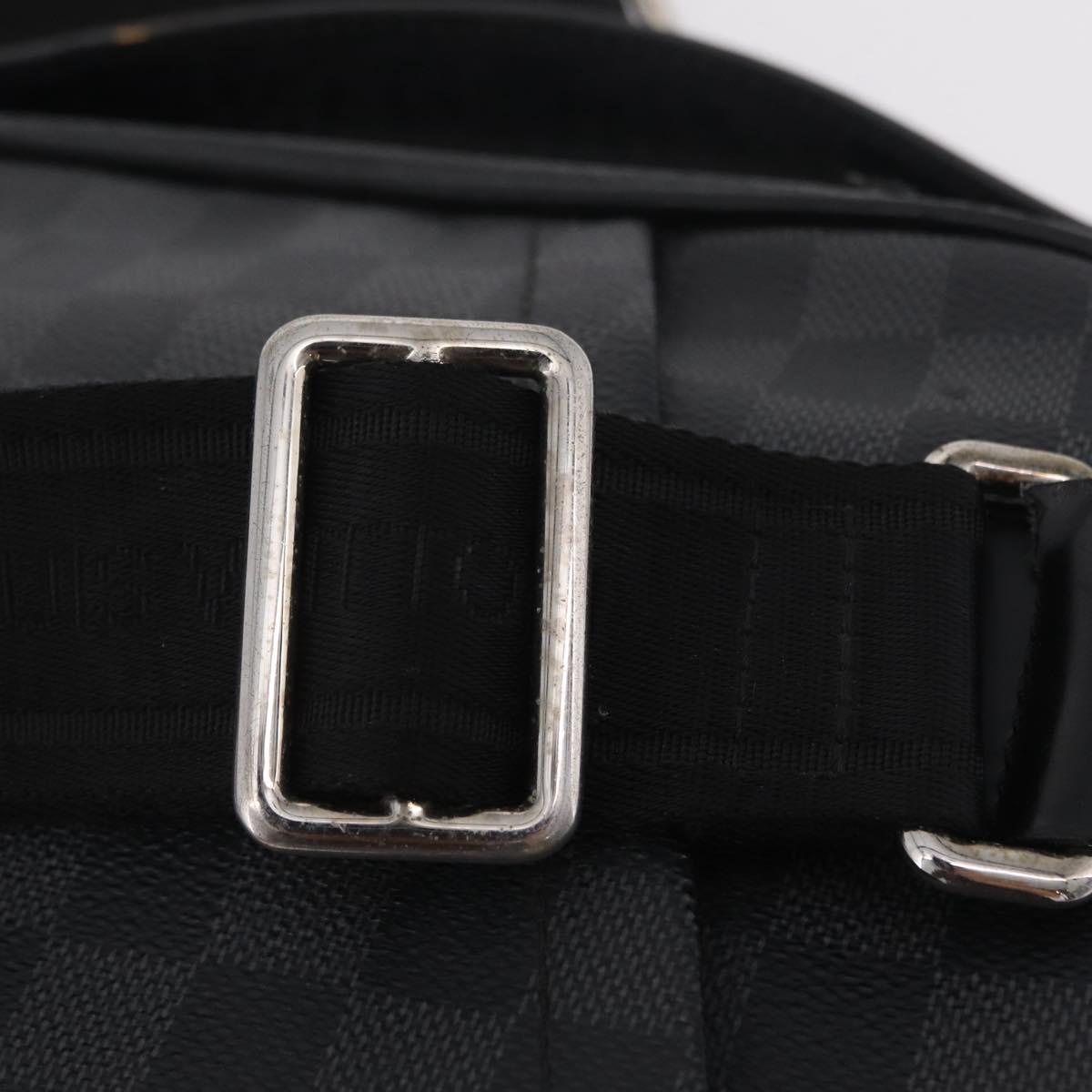LOUIS VUITTON Damier Graphite Ambreil Shoulder Bag N41289 LV Auth ep15967
