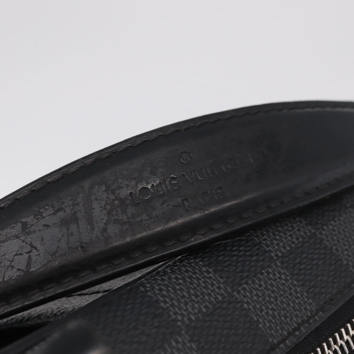 LOUIS VUITTON Damier Graphite Ambreil Shoulder Bag N41289 LV Auth ep15967