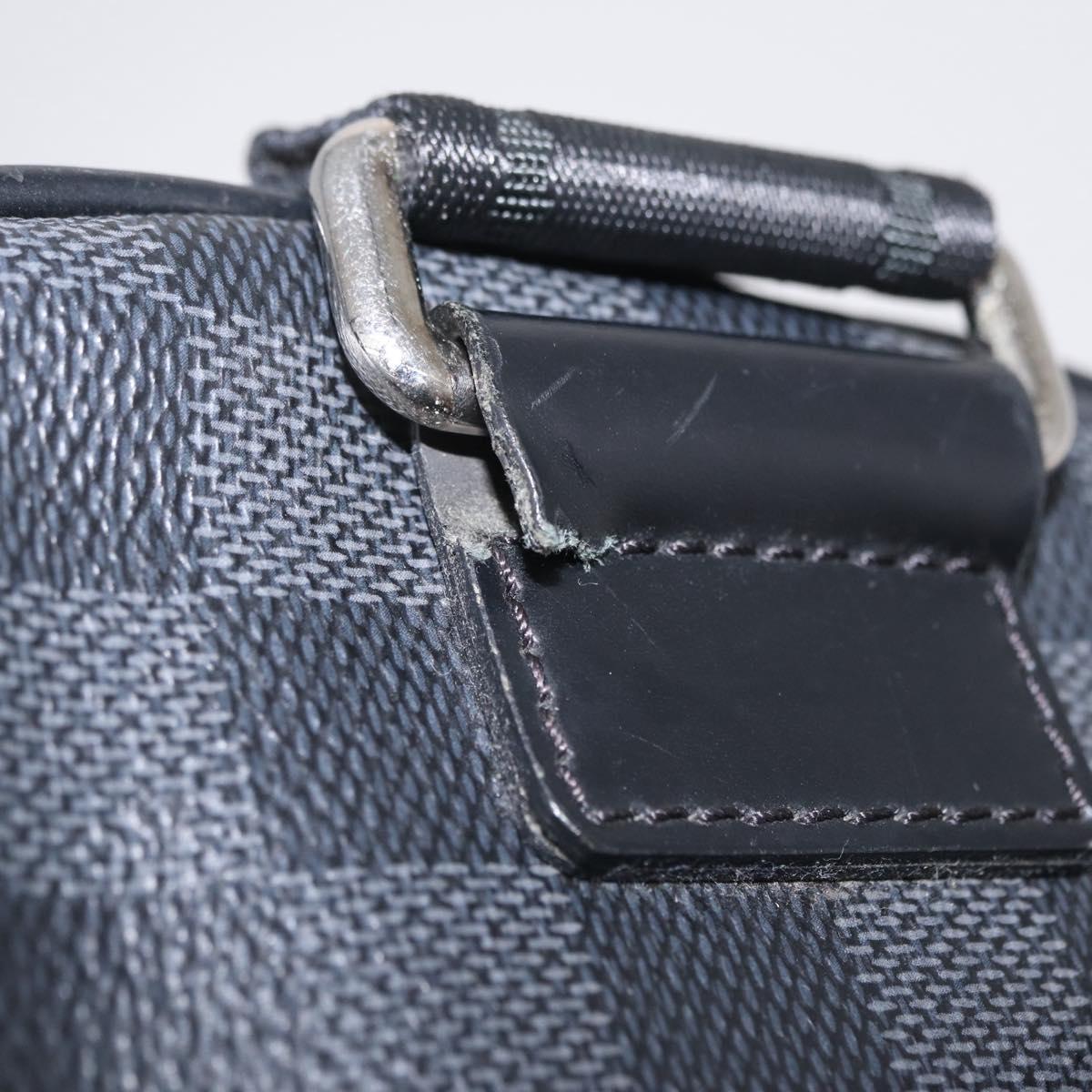 LOUIS VUITTON Damier Graphite Ambreil Shoulder Bag N41289 LV Auth ep15967