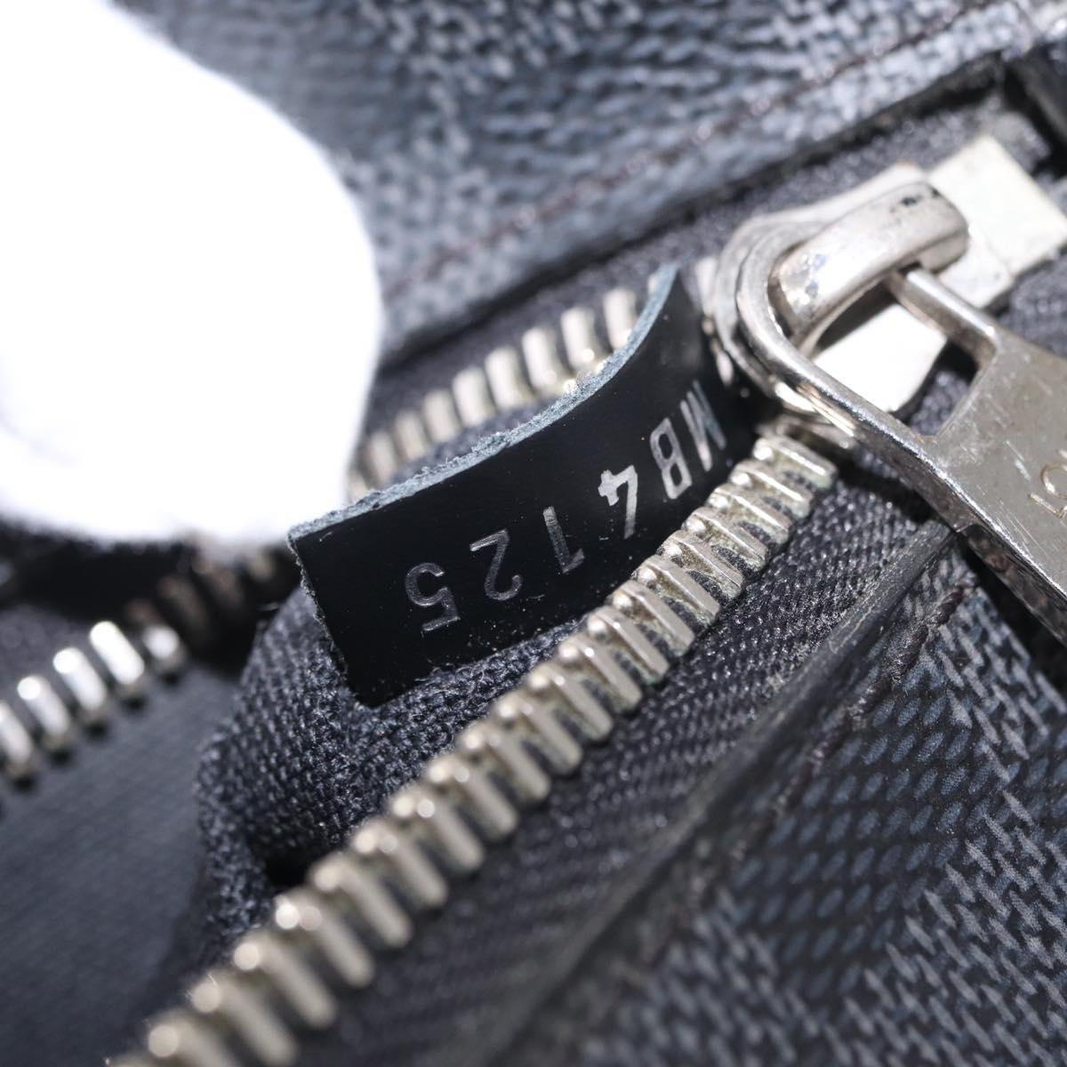 LOUIS VUITTON Damier Graphite Ambreil Shoulder Bag N41289 LV Auth ep15967