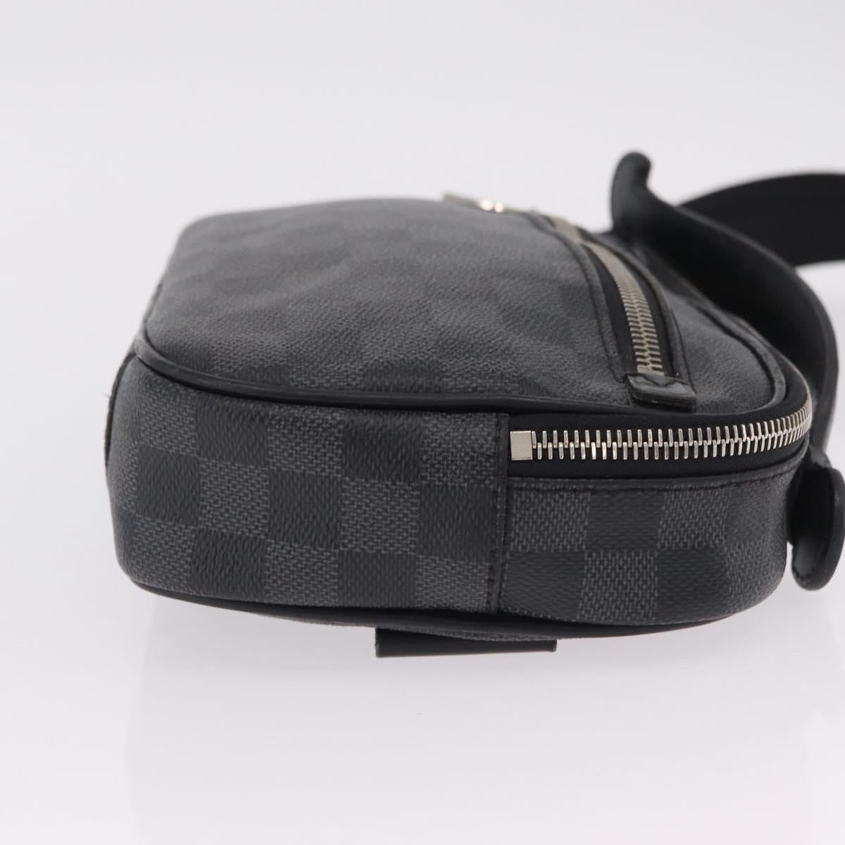 LOUIS VUITTON Damier Graphite Ambreil Shoulder Bag N41289 LV Auth ep15967