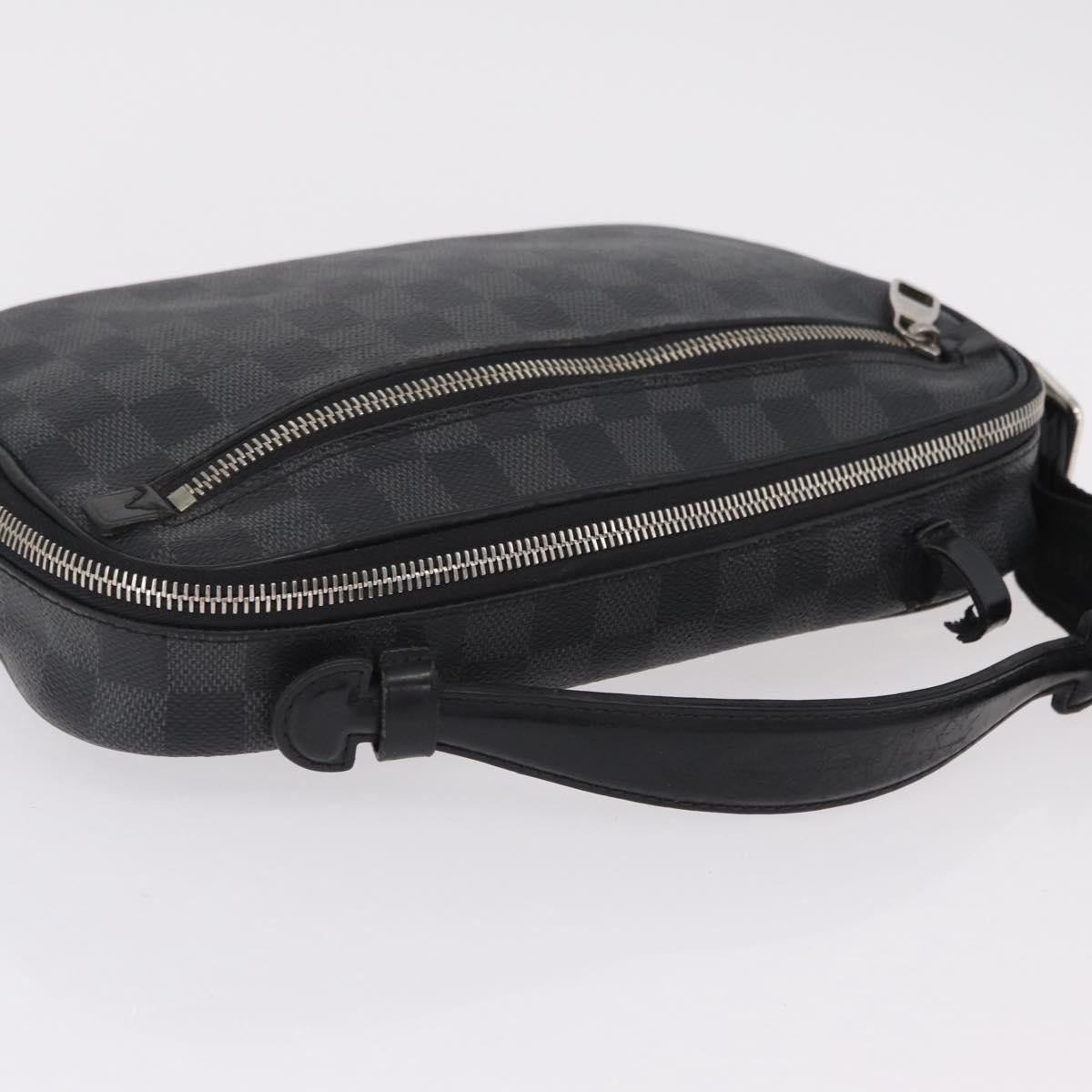 LOUIS VUITTON Damier Graphite Ambreil Shoulder Bag N41289 LV Auth ep15967