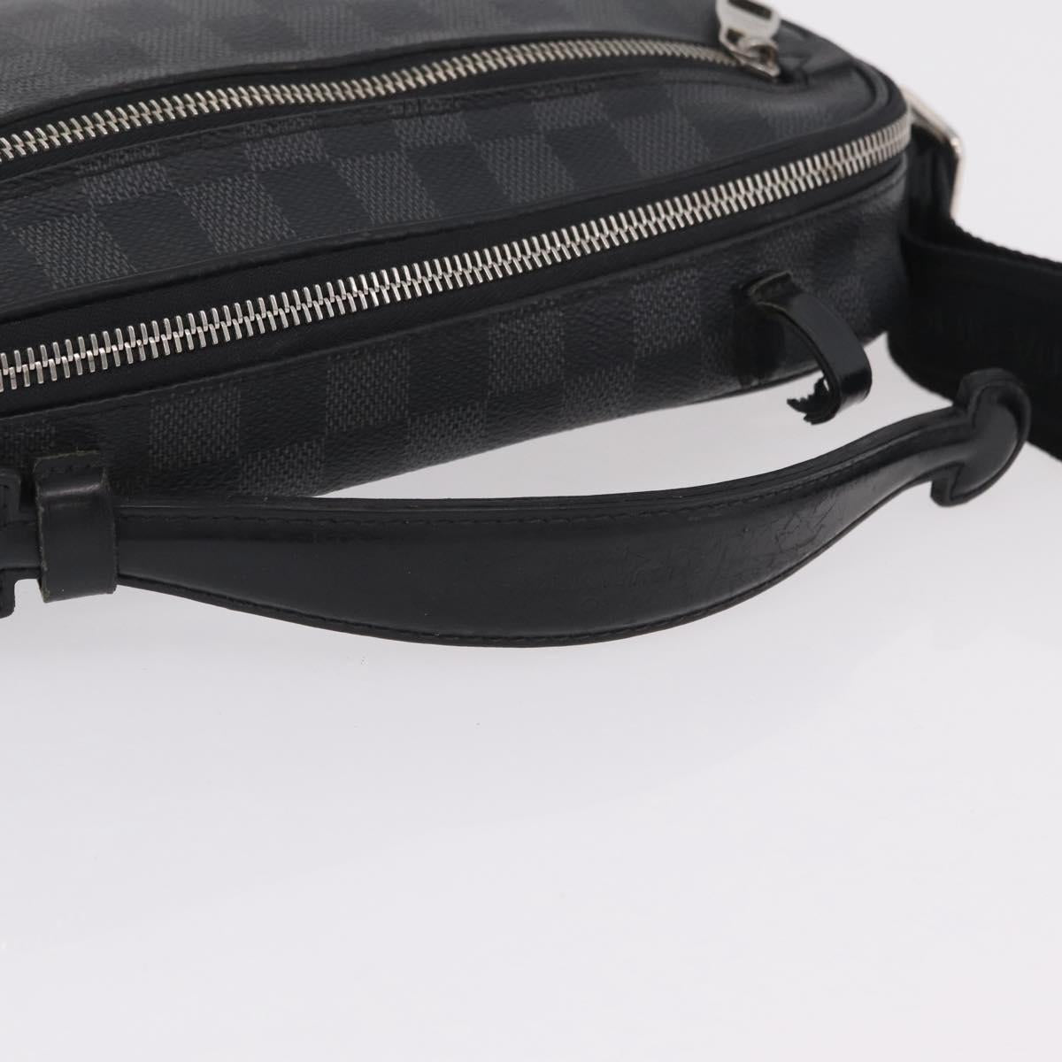 LOUIS VUITTON Damier Graphite Ambreil Shoulder Bag N41289 LV Auth ep15967