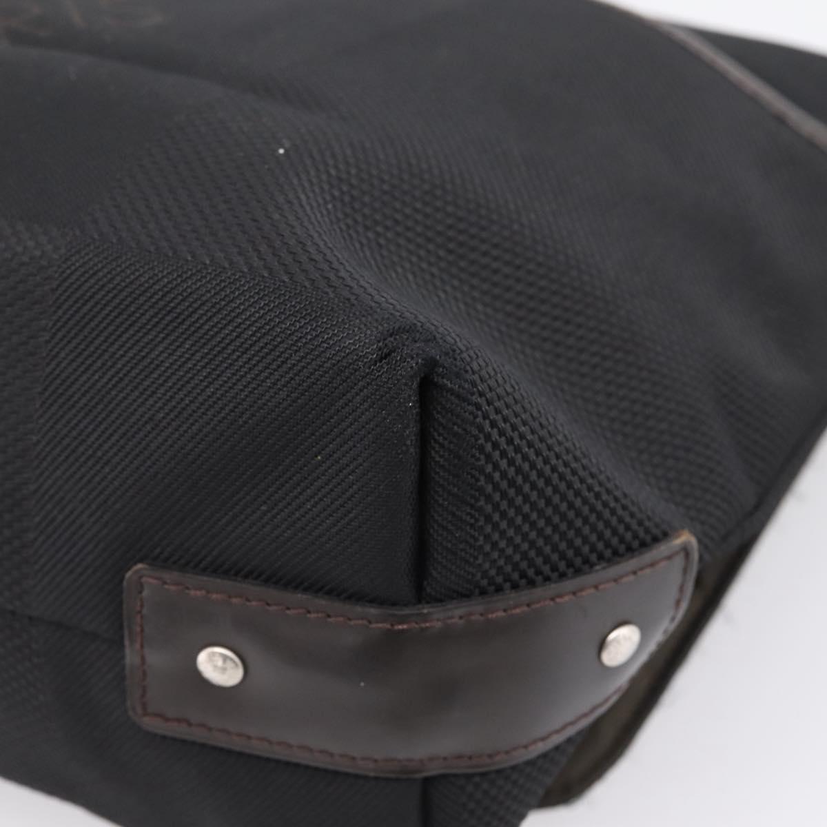 LOUIS VUITTON Damier Geant Roux Shoulder Bag Black M93079 LV Auth ep15970