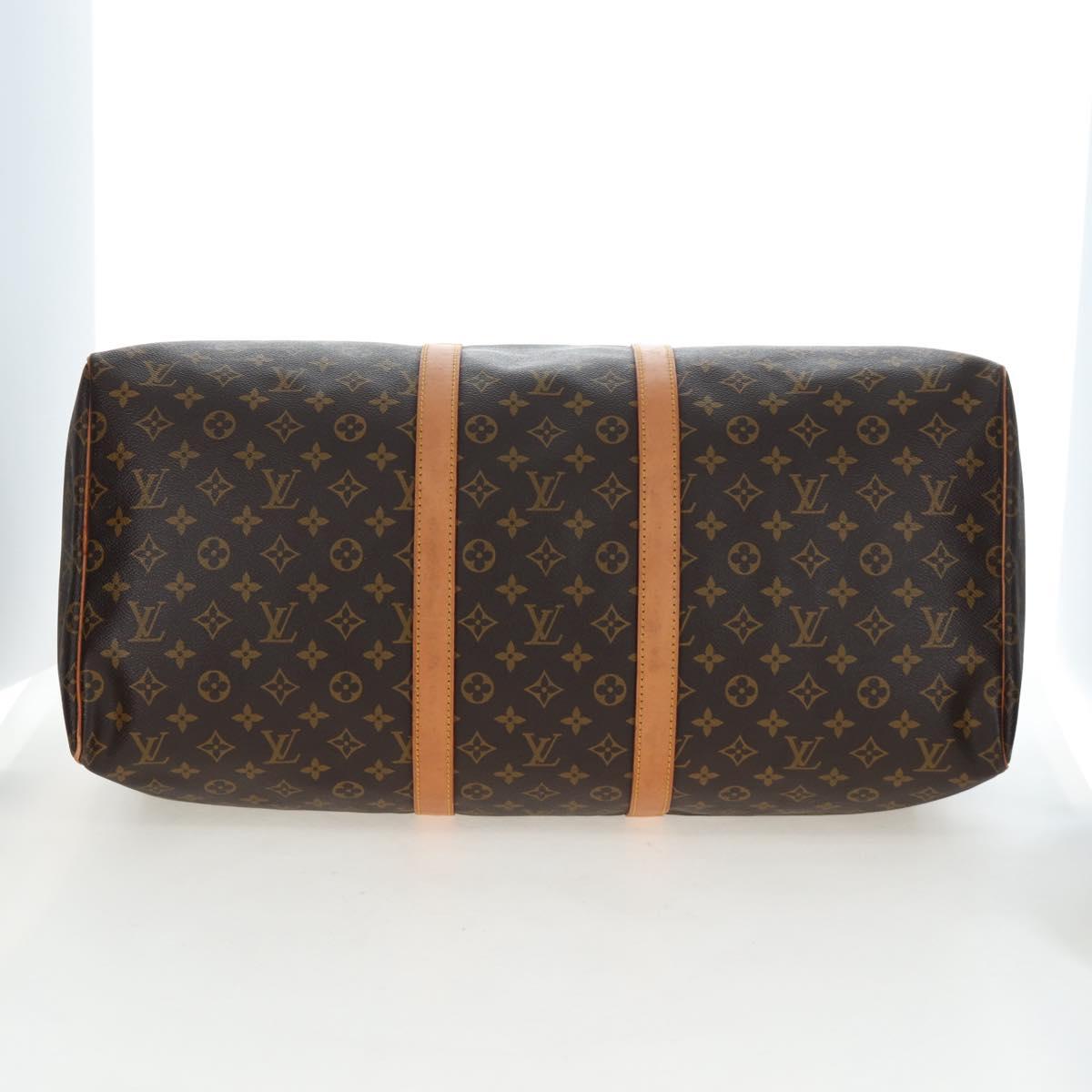 LOUIS VUITTON Monogram Keepall 55 Boston Bag M41424 LV Auth ep15975A
