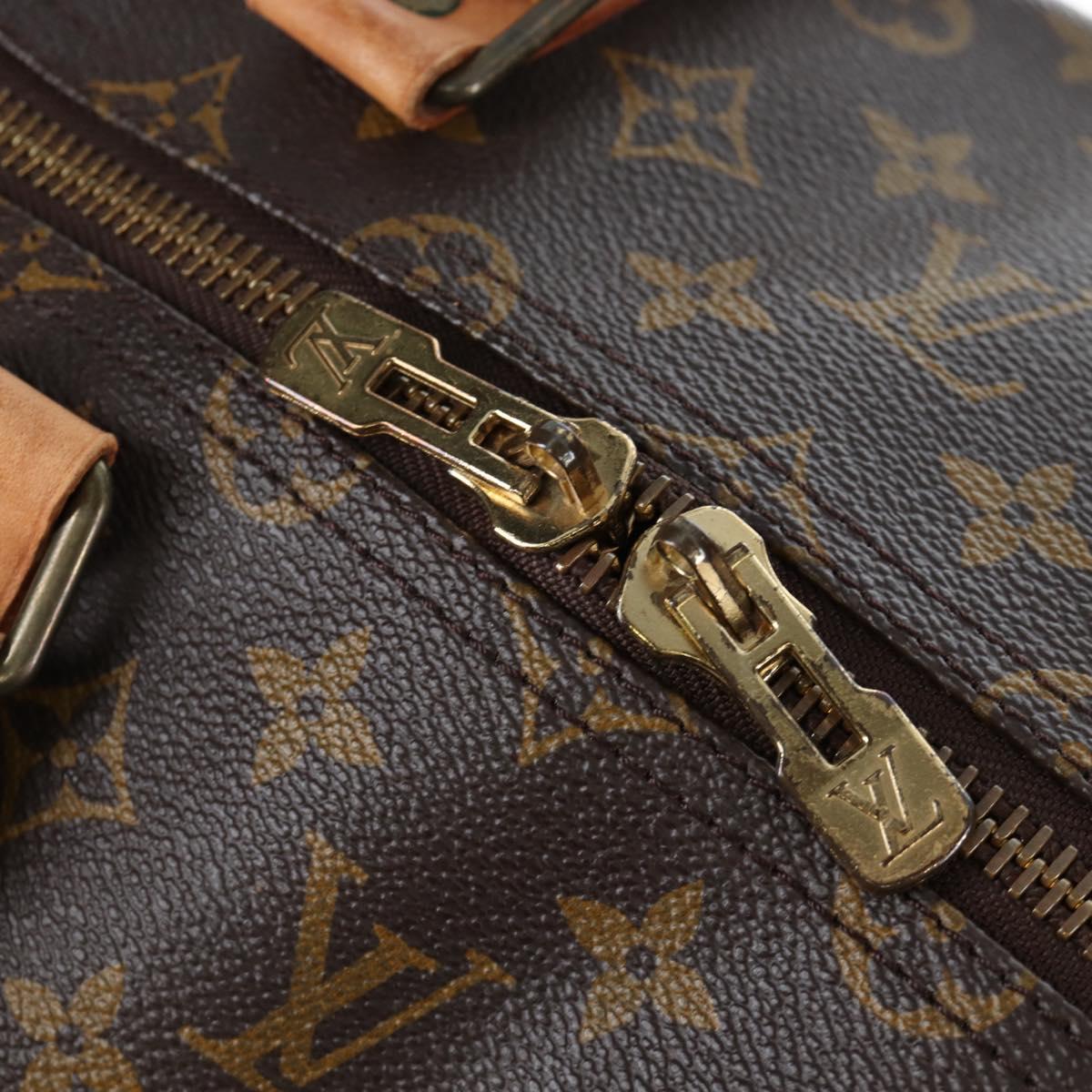 LOUIS VUITTON Monogram Keepall 55 Boston Bag M41424 LV Auth ep15975A