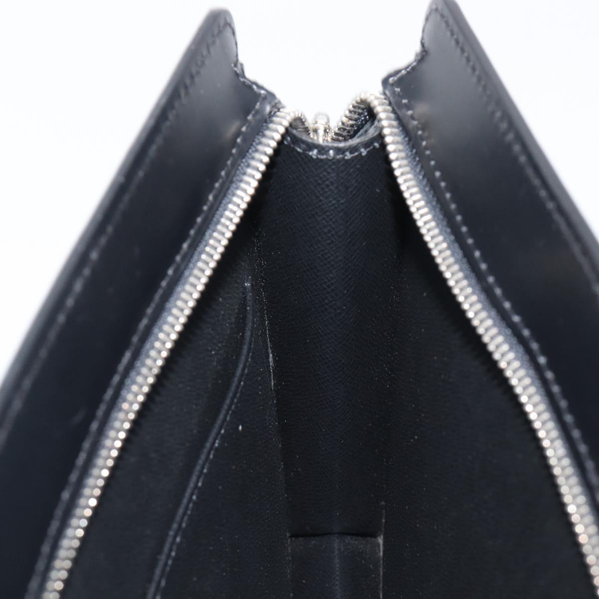 LOUIS VUITTON Epi Pochette Homme Clutch Bag Black M52522 LV Auth ep15979V