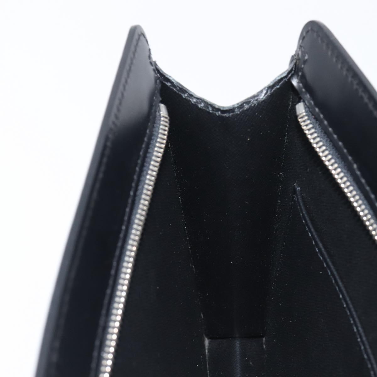 LOUIS VUITTON Epi Pochette Homme Clutch Bag Black M52522 LV Auth ep15979V