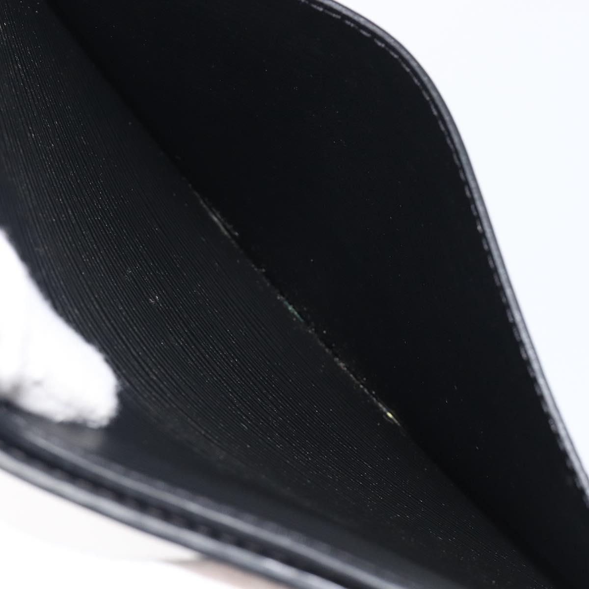 LOUIS VUITTON Epi Pochette Homme Clutch Bag Black M52522 LV Auth ep15979V