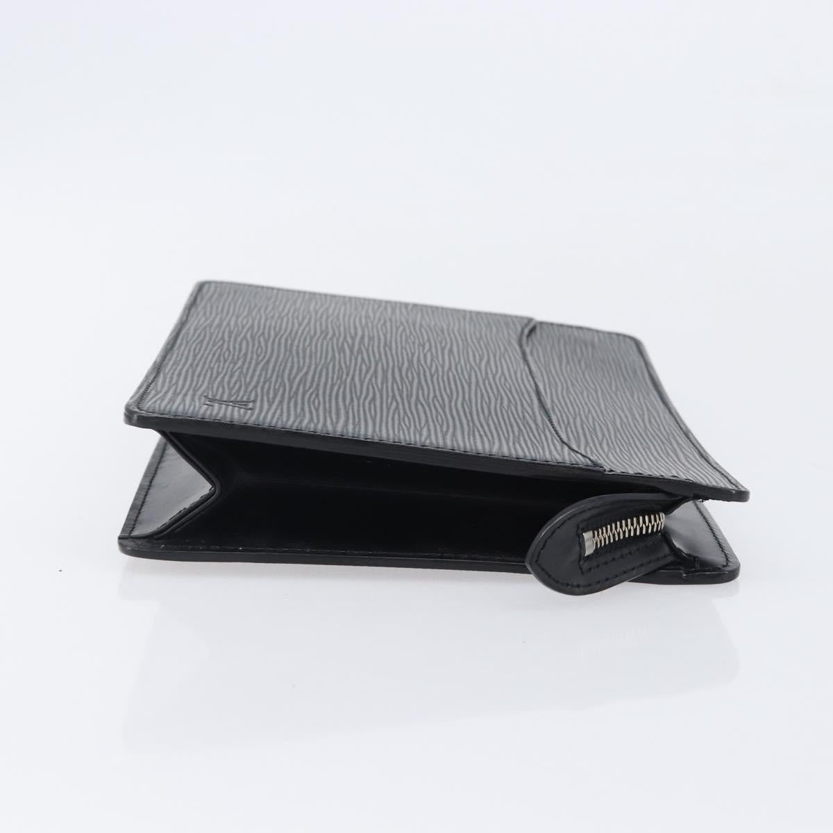 LOUIS VUITTON Epi Pochette Homme Clutch Bag Black M52522 LV Auth ep15979V