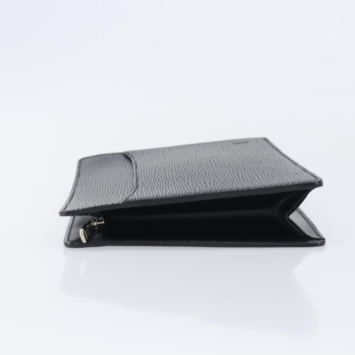 LOUIS VUITTON Epi Pochette Homme Clutch Bag Black M52522 LV Auth ep15979V