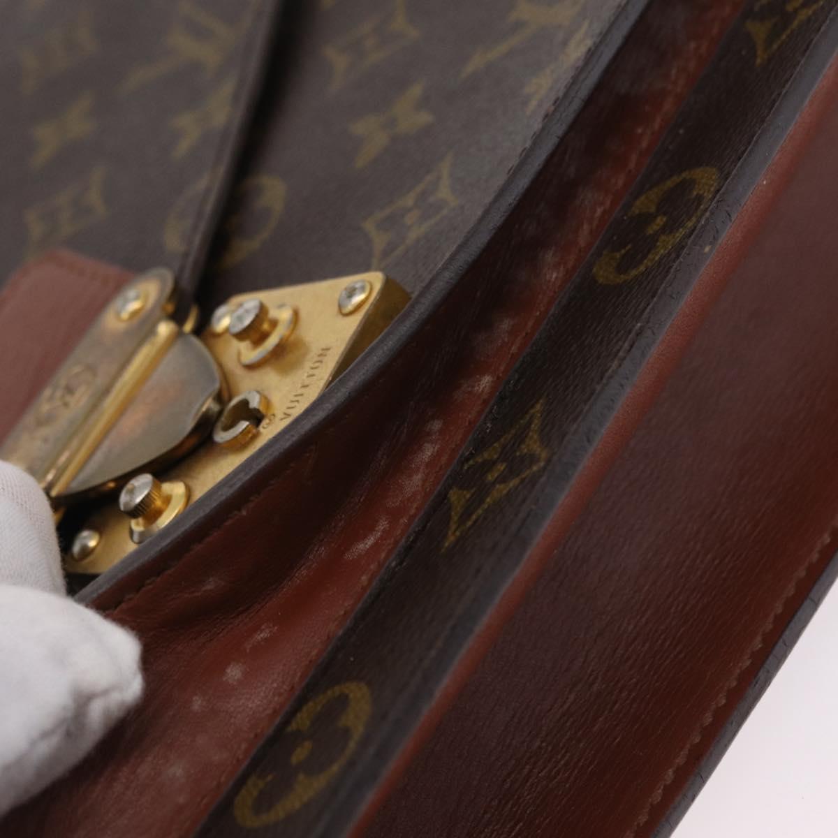 LOUIS VUITTON Monogram Monceau28 Hand Bag M51185 LV Auth ep15982