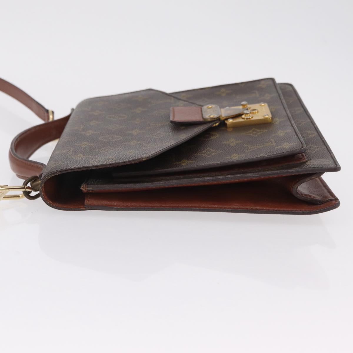 LOUIS VUITTON Monogram Monceau28 Hand Bag M51185 LV Auth ep15982