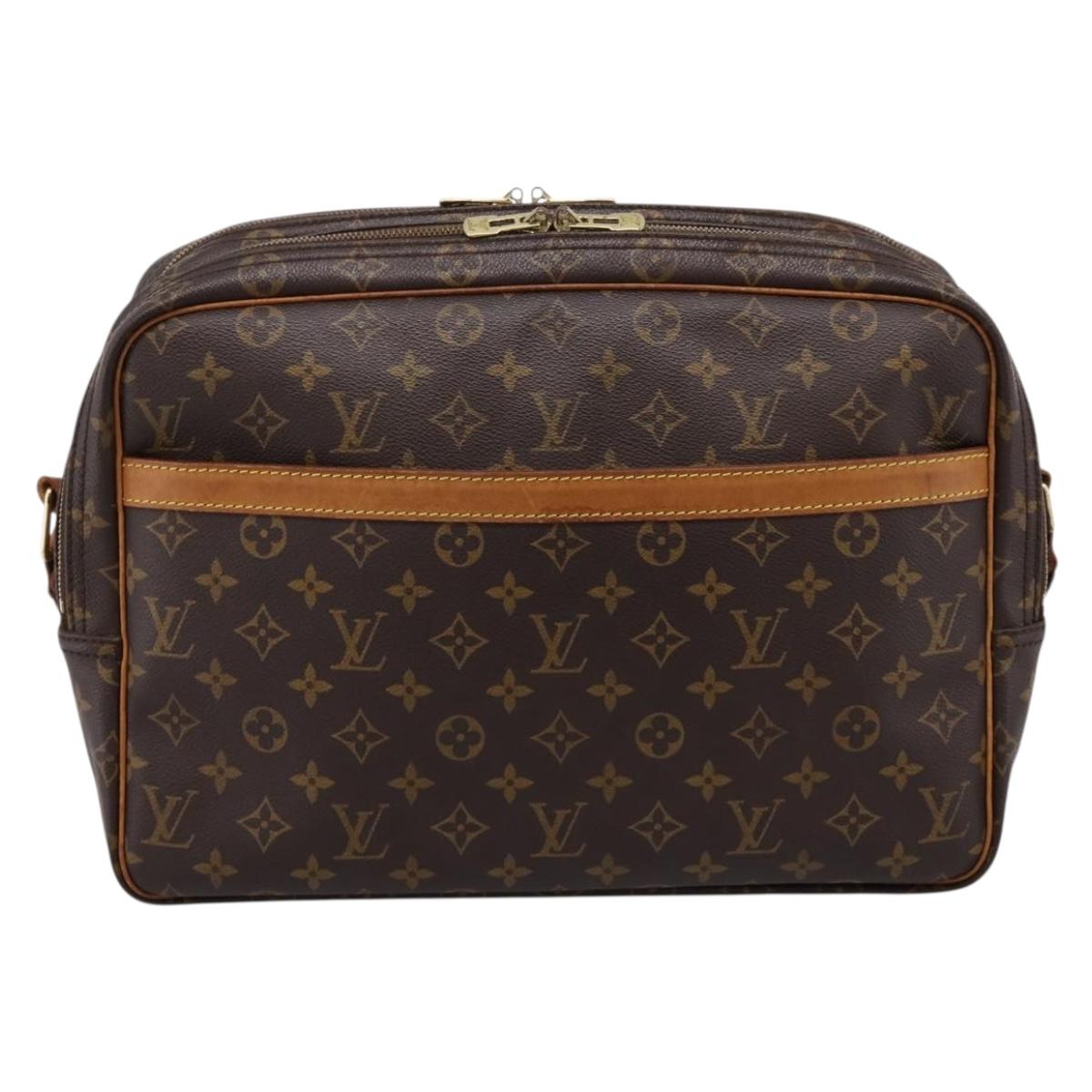 LOUIS VUITTON Monogram Reporter GM Shoulder Bag M45252 LV Auth ep15986