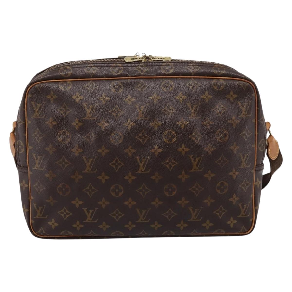 LOUIS VUITTON Monogram Reporter GM Shoulder Bag M45252 LV Auth ep15986