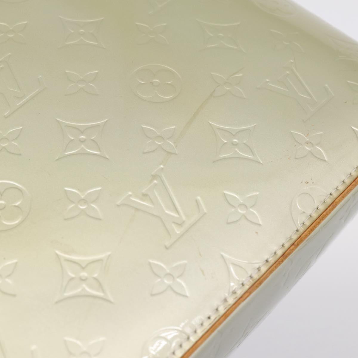 LOUIS VUITTON Monogram Vernis Houston Hand Bag Gris M91053 LV Auth ep15992