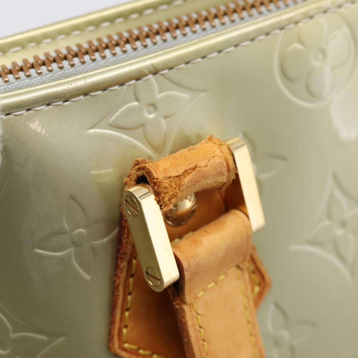LOUIS VUITTON Monogram Vernis Houston Hand Bag Gris M91053 LV Auth ep15992
