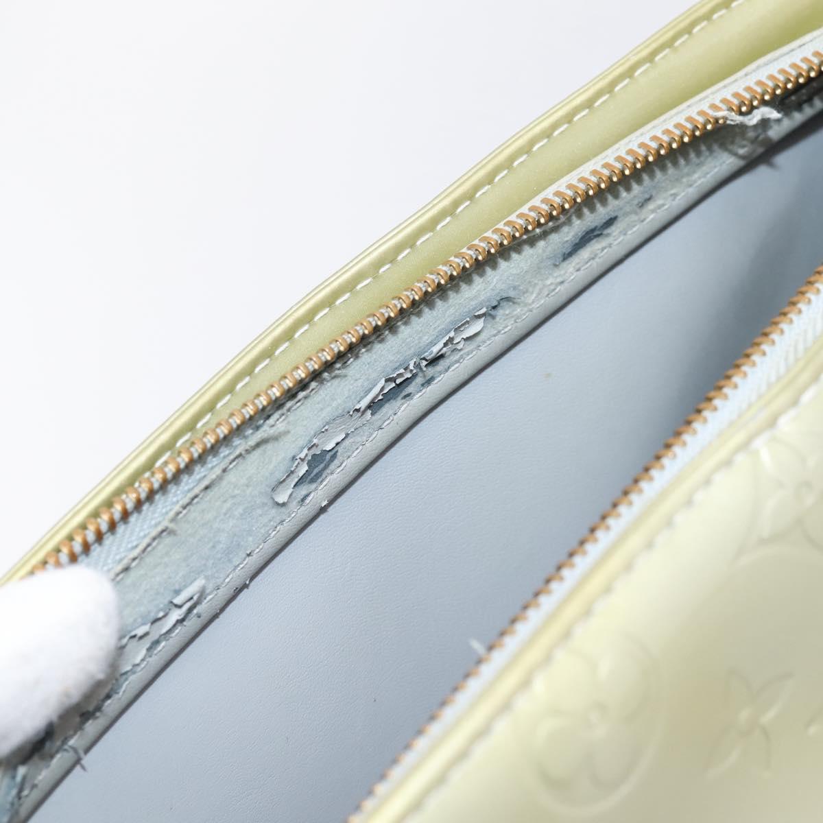 LOUIS VUITTON Monogram Vernis Houston Hand Bag Gris M91053 LV Auth ep15992