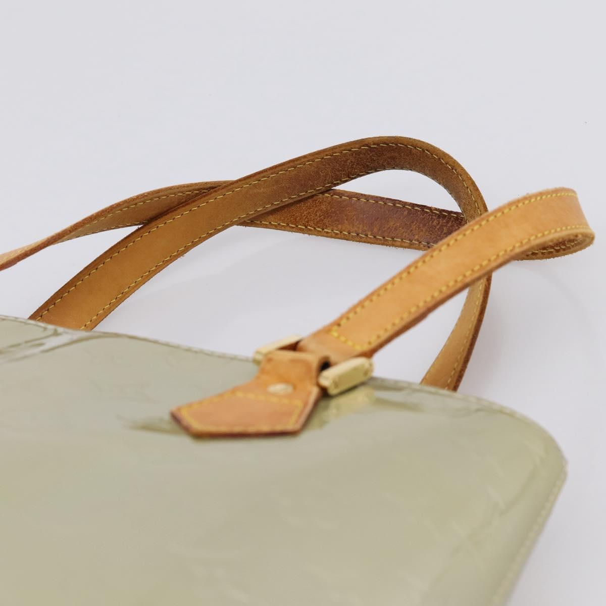 LOUIS VUITTON Monogram Vernis Houston Hand Bag Gris M91053 LV Auth ep15992