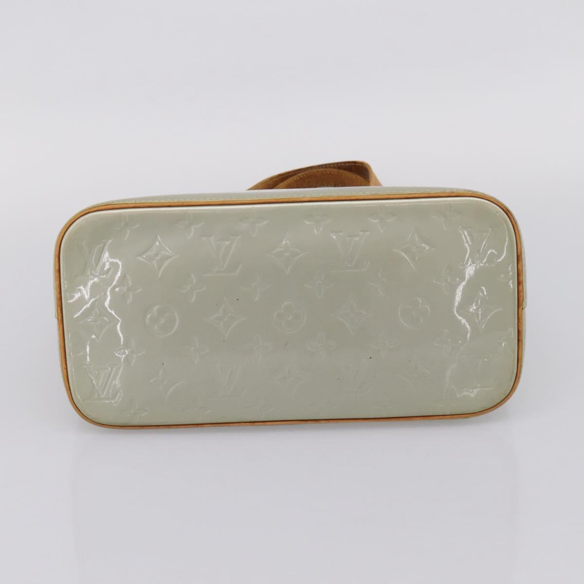 LOUIS VUITTON Monogram Vernis Houston Hand Bag Gris M91053 LV Auth ep15992