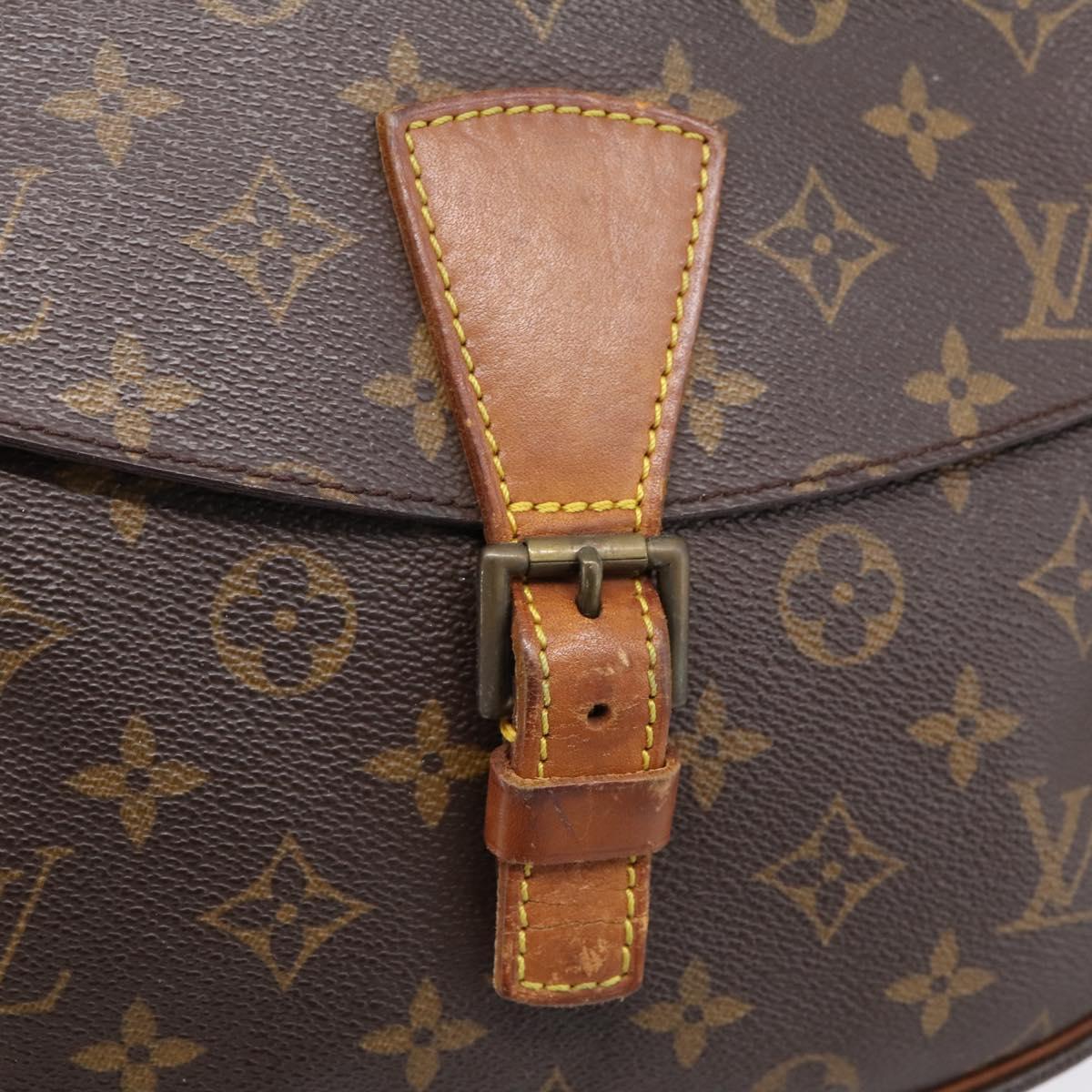 LOUIS VUITTON Monogram Jeune Fille GM Shoulder Bag M51225 LV Auth ep15993