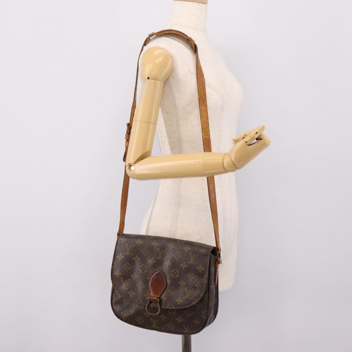 LOUIS VUITTON Monogram Saint Cloud GM Shoulder Bag M51242 LV Auth ep15994