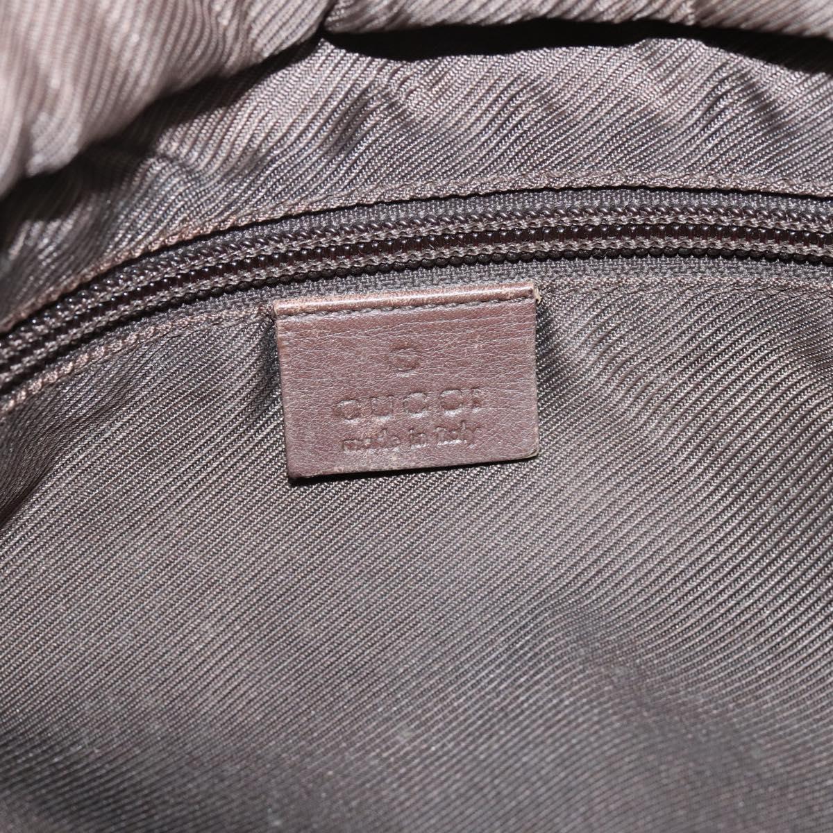 GUCCI GG Canvas Tote Bag Beige Silver 019 0402 Auth ep15996