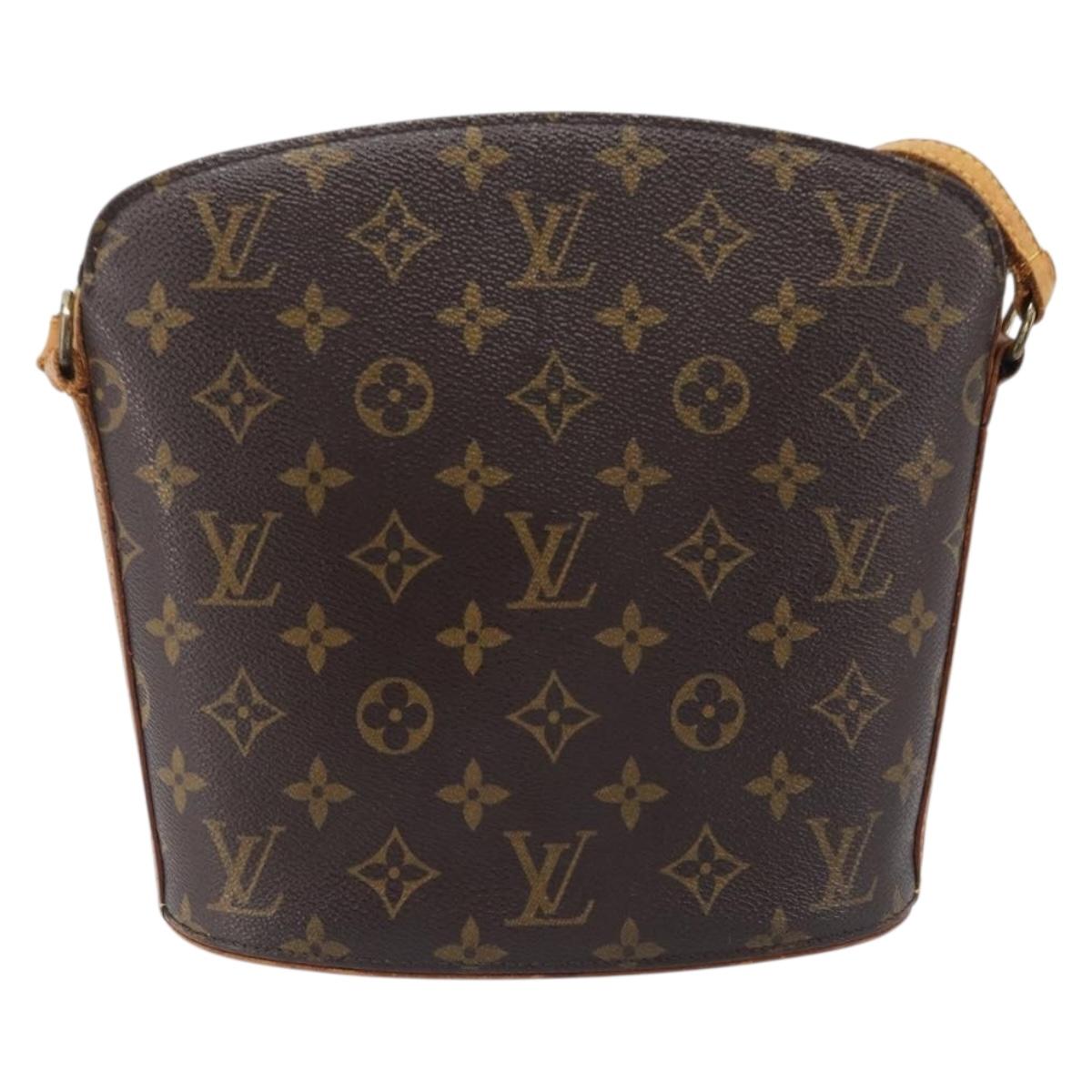 LOUIS VUITTON Monogram Drouot Shoulder Shoulder Bag M51290 LV Auth ep16001