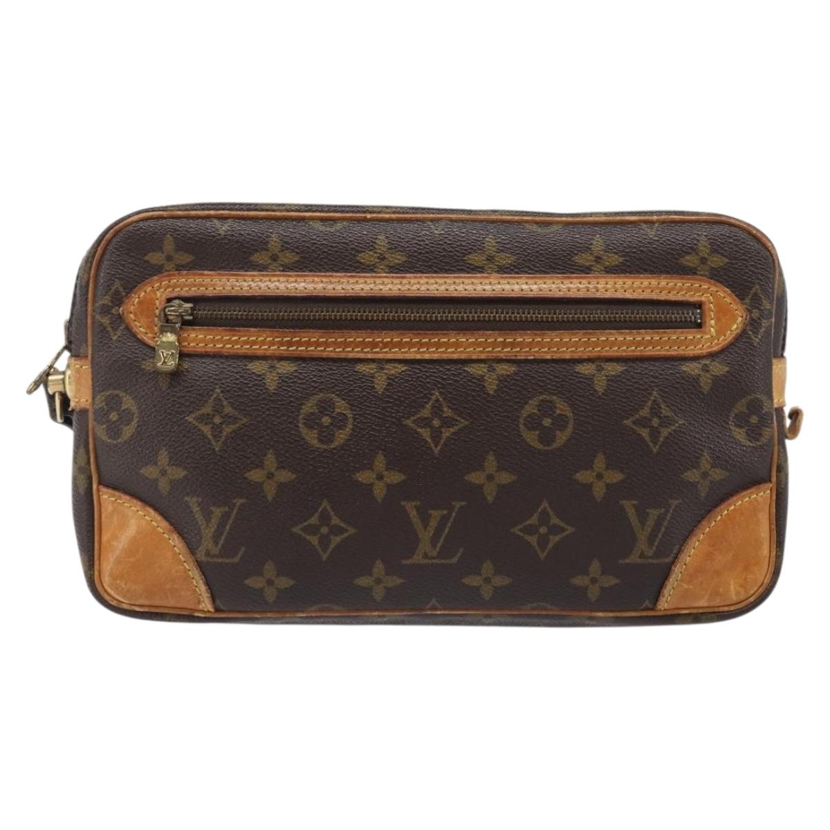 LOUIS VUITTON Monogram Marly Dragonne GM Clutch Bag M51825 LV Auth ep16003