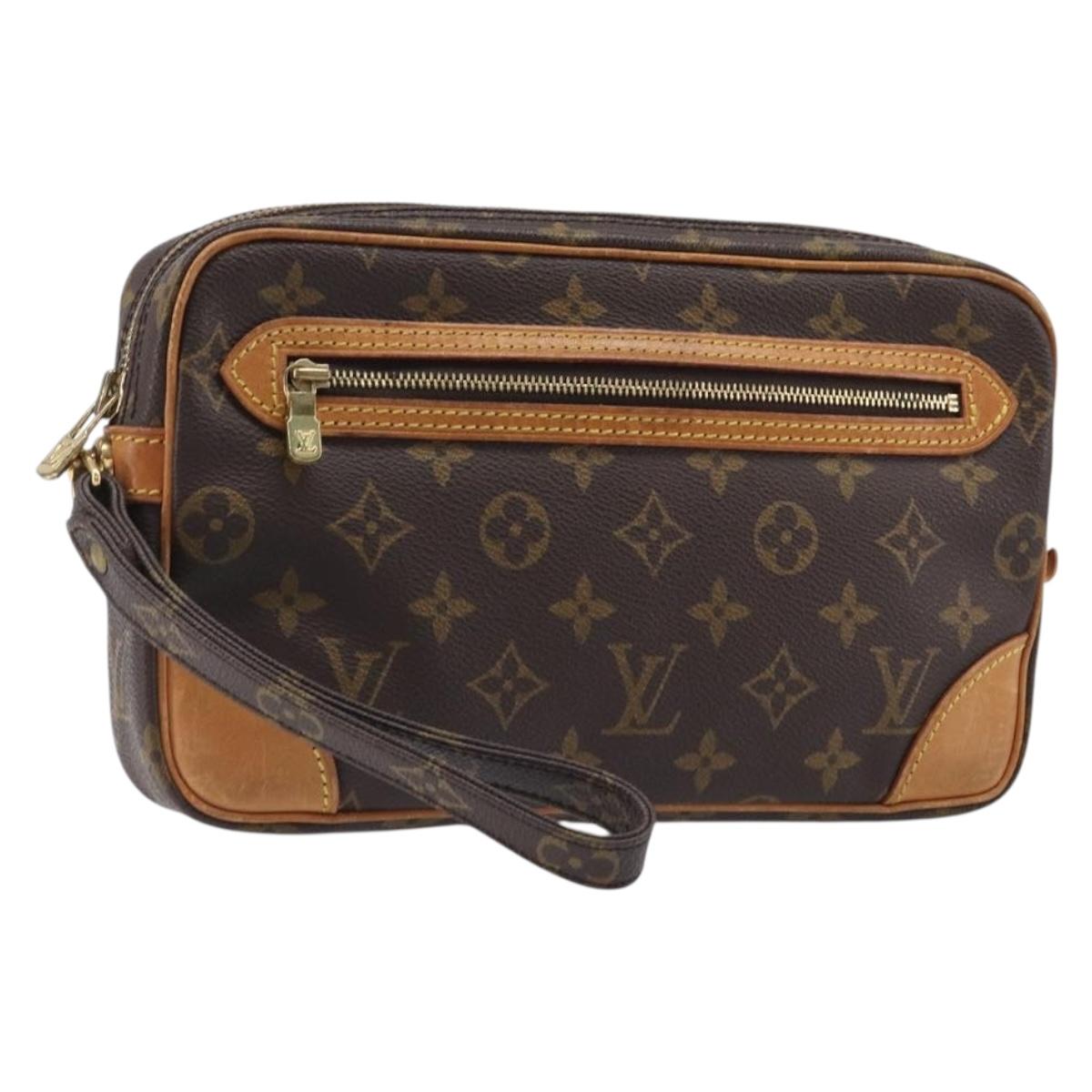 LOUIS VUITTON Monogram Marly Dragonne GM Clutch Bag M51825 LV Auth ep16004