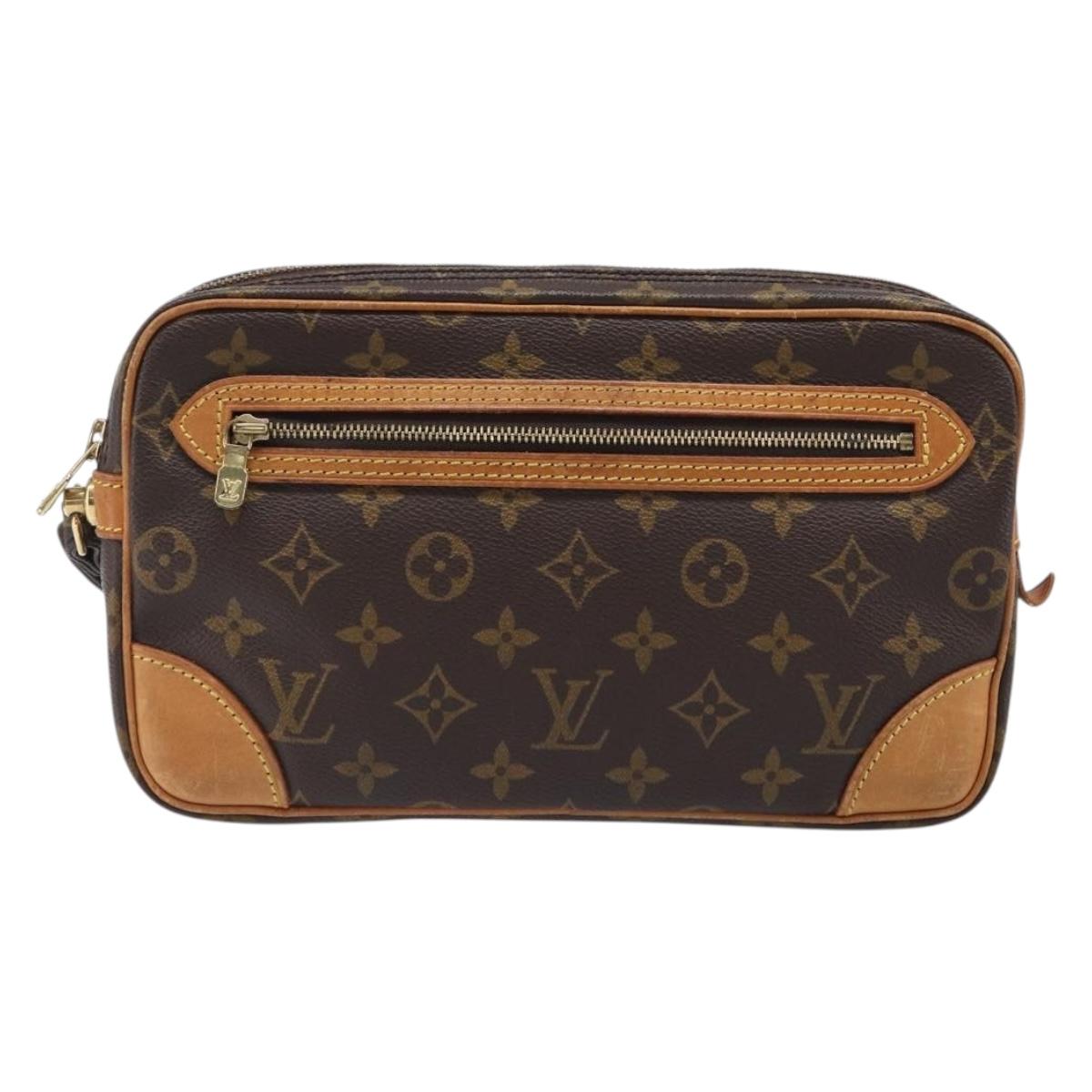 LOUIS VUITTON Monogram Marly Dragonne GM Clutch Bag M51825 LV Auth ep16004