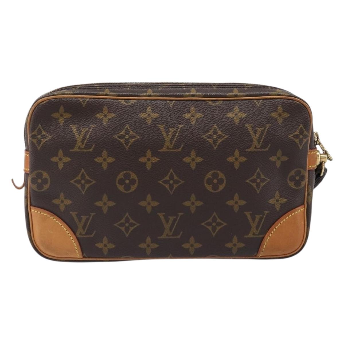 LOUIS VUITTON Monogram Marly Dragonne GM Clutch Bag M51825 LV Auth ep16004