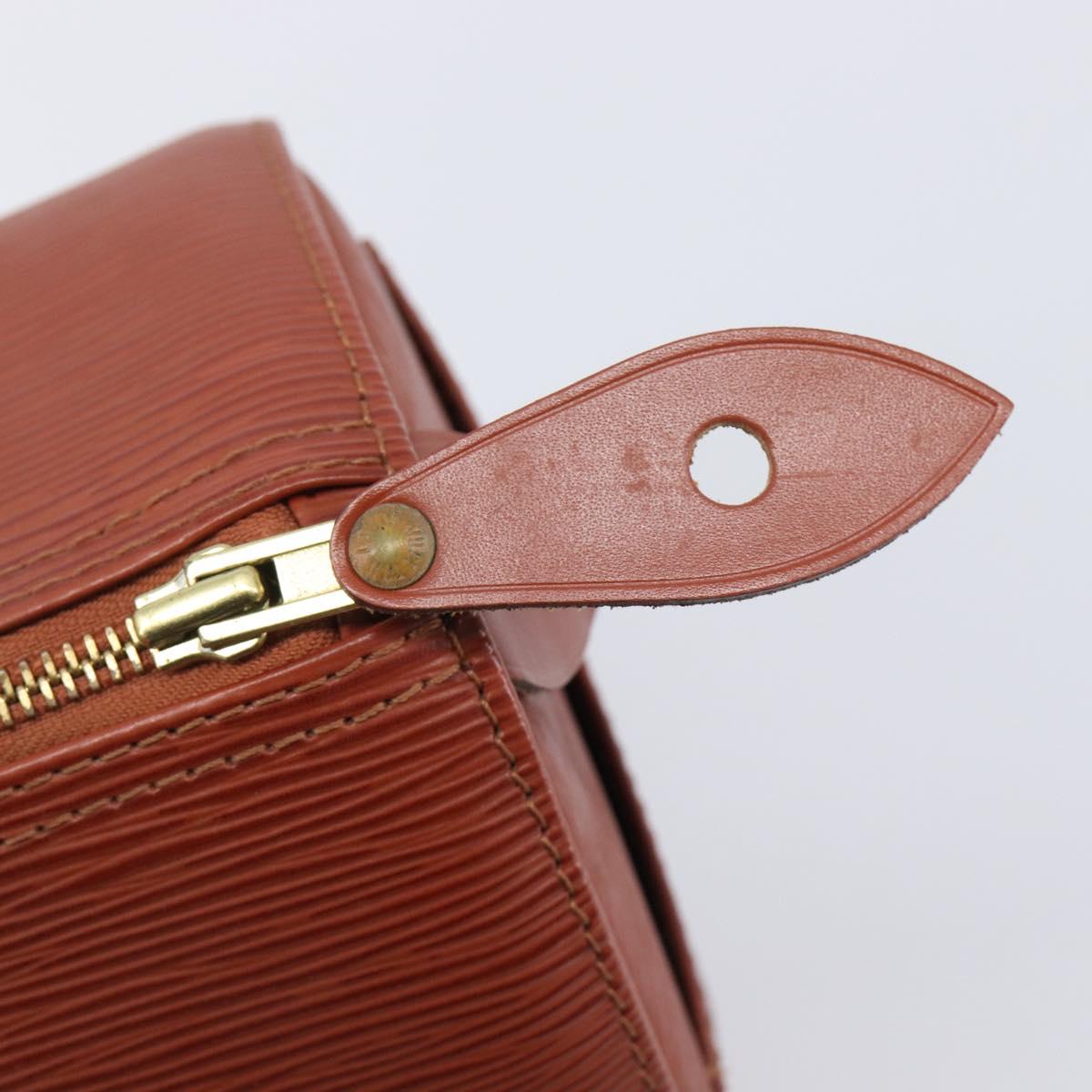LOUIS VUITTON Epi Speedy 25 Hand Bag Brown M43013 LV Auth ep16007A