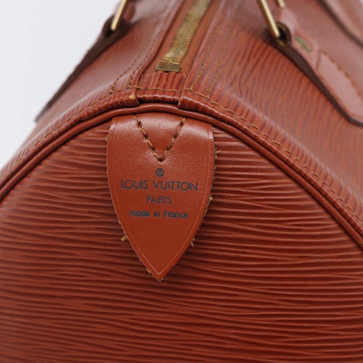 LOUIS VUITTON Epi Speedy 25 Hand Bag Brown M43013 LV Auth ep16007A