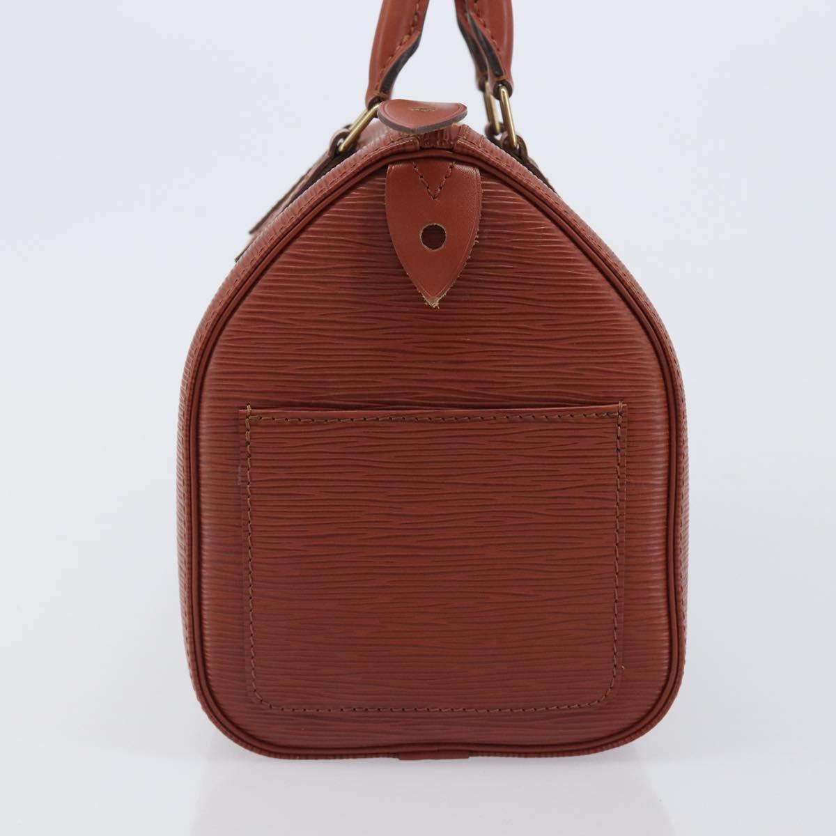LOUIS VUITTON Epi Speedy 25 Hand Bag Brown M43013 LV Auth ep16007A