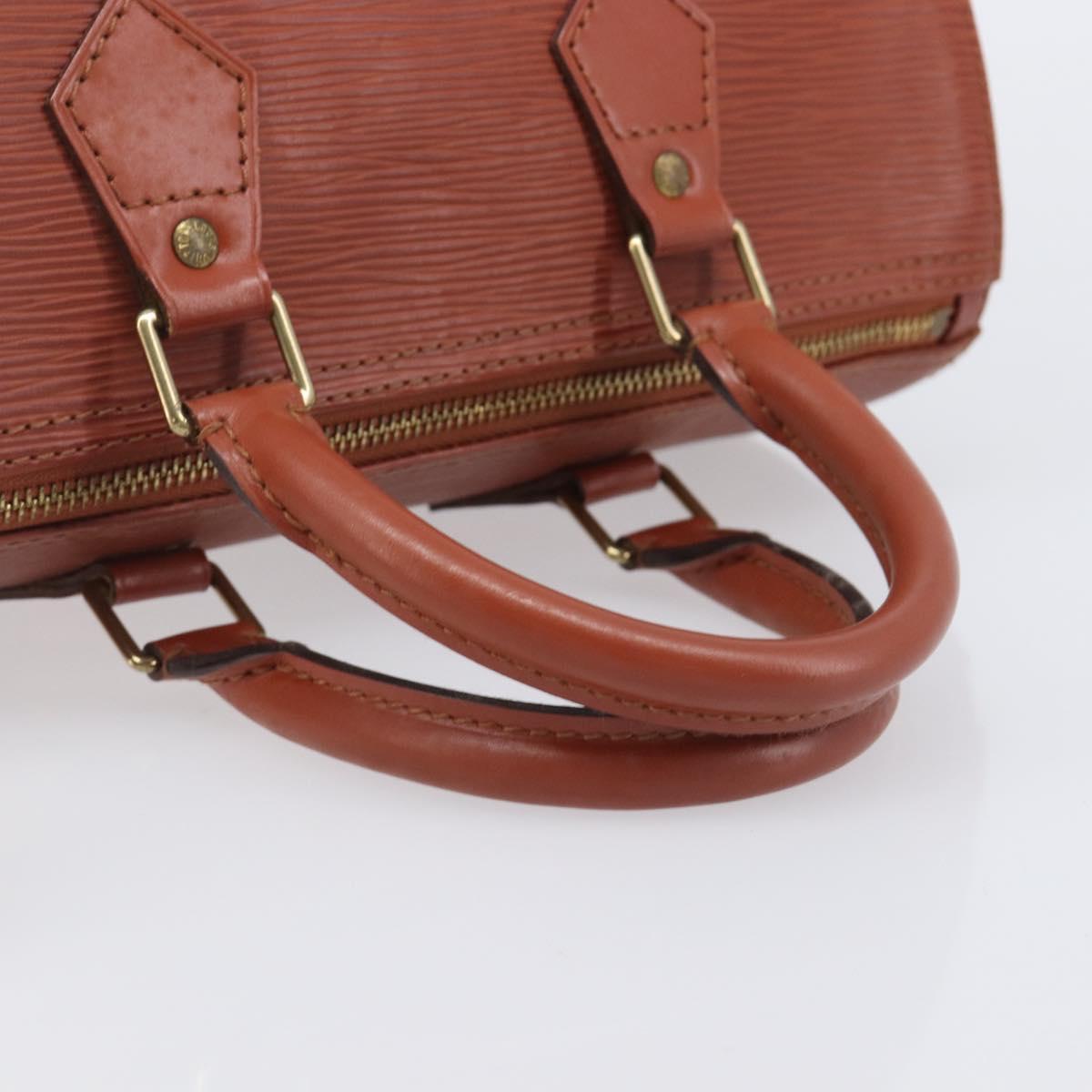 LOUIS VUITTON Epi Speedy 25 Hand Bag Brown M43013 LV Auth ep16007A