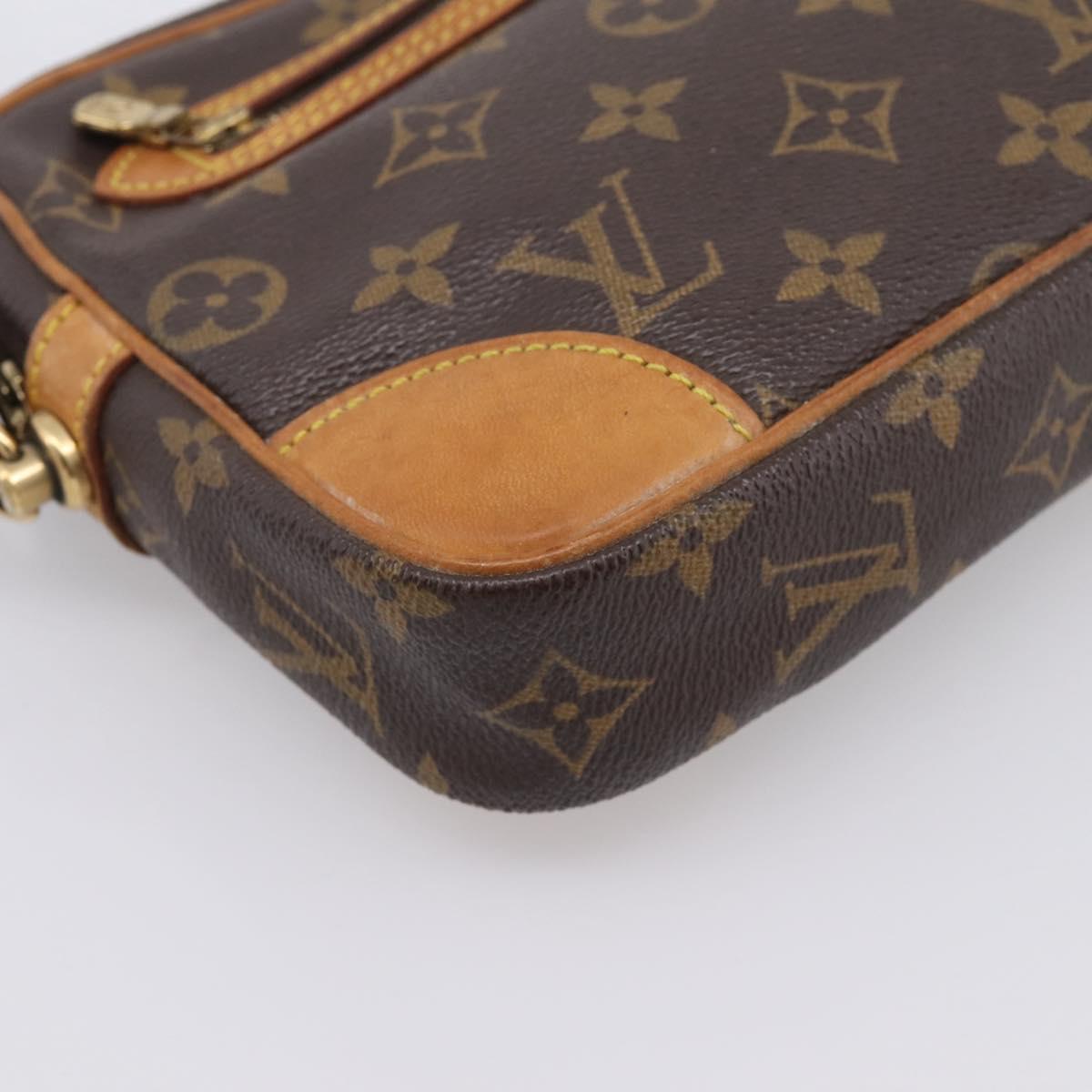 LOUIS VUITTON Monogram Marly Dragonne GM Clutch Bag M51825 LV Auth ep16010
