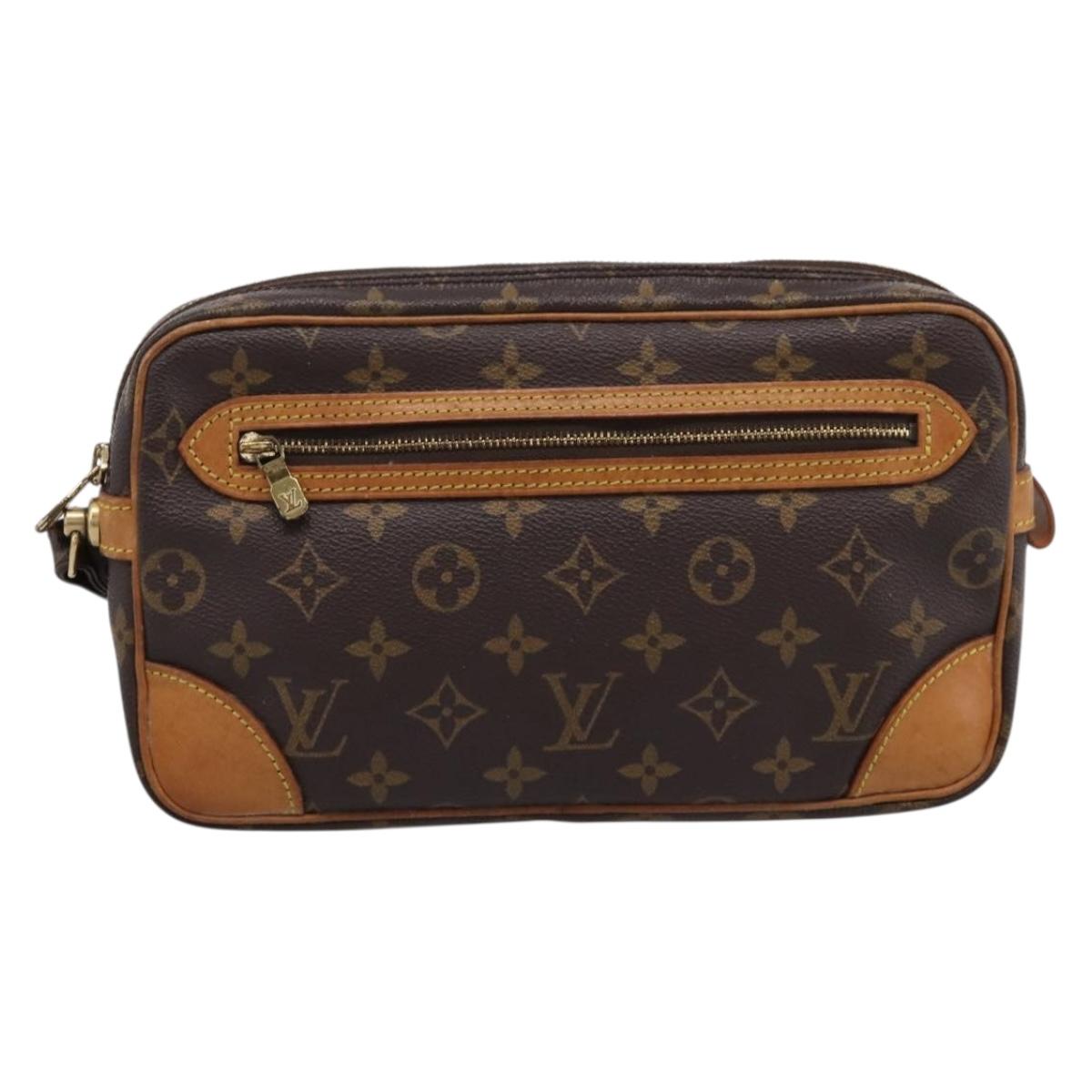 LOUIS VUITTON Monogram Marly Dragonne GM Clutch Bag M51825 LV Auth ep16010