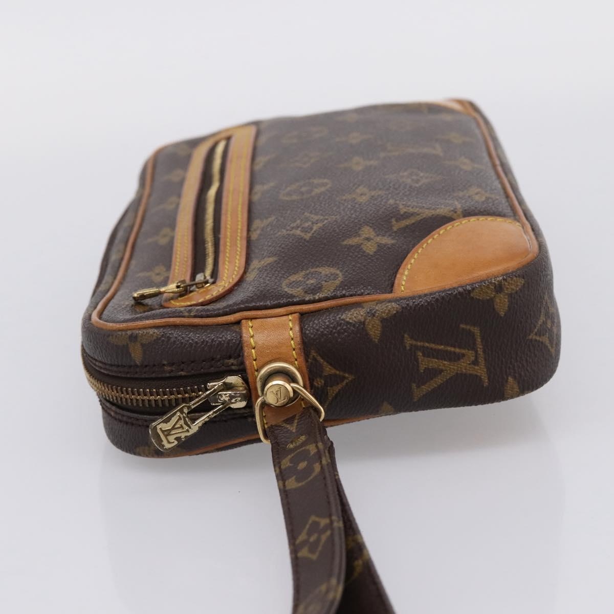 LOUIS VUITTON Monogram Marly Dragonne GM Clutch Bag M51825 LV Auth ep16010