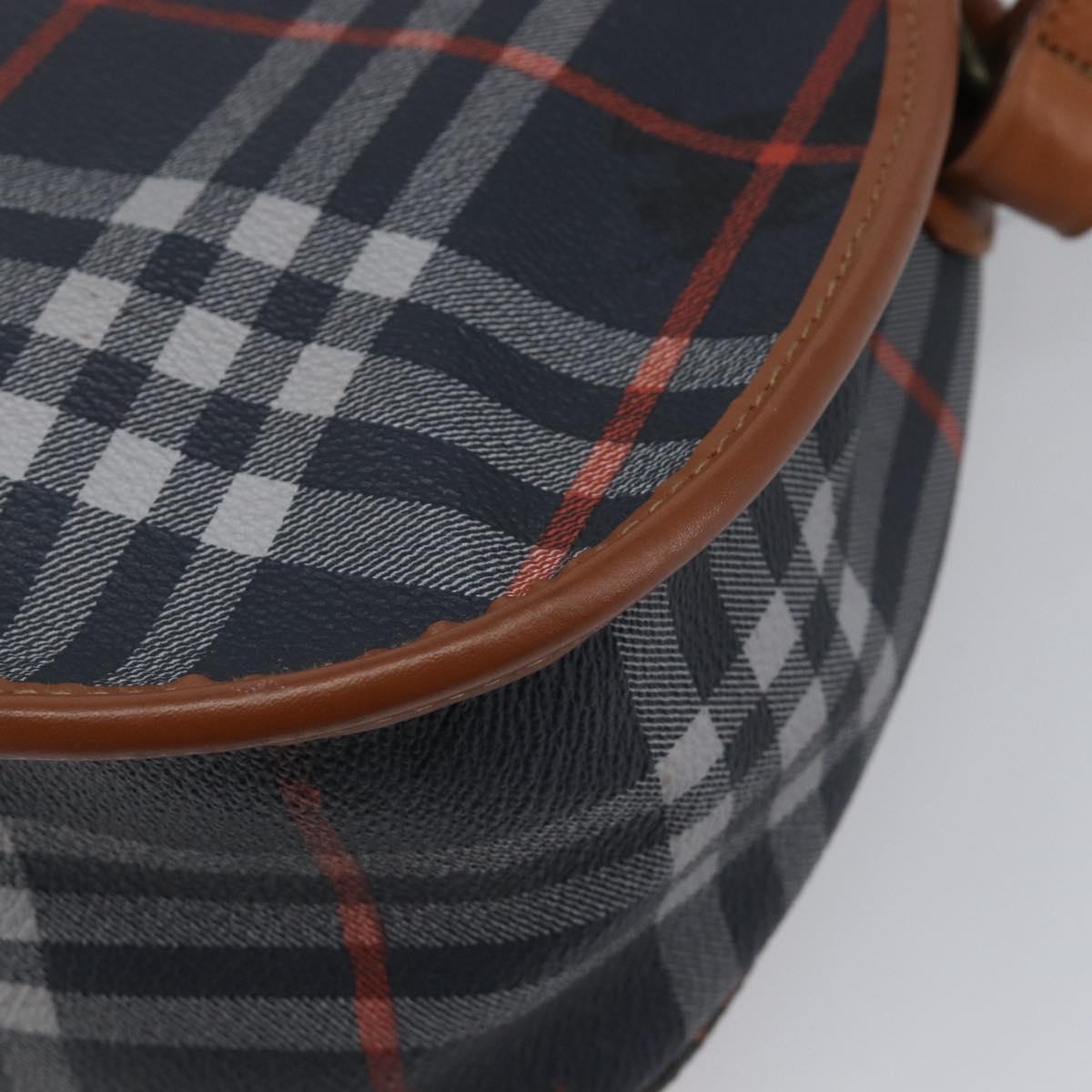 Burberrys Nova Check Shoulder Bag PVC Navy Auth ep16012