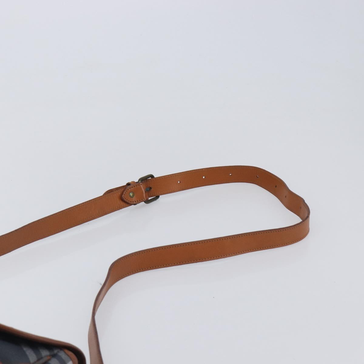 Burberrys Nova Check Shoulder Bag PVC Navy Auth ep16012